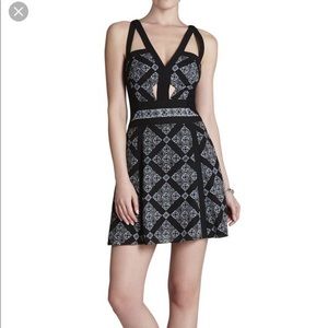 BCBGMAXAZRIA Selena Printed Mini Dress